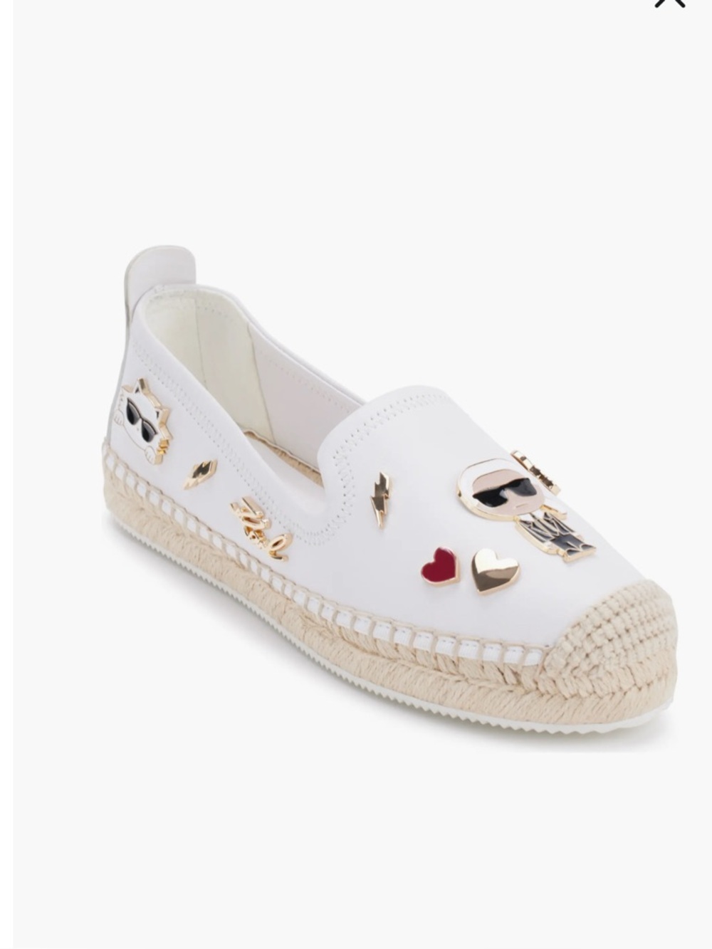 Karl Lagerfeld Michaela Espadrille Flat (Women)